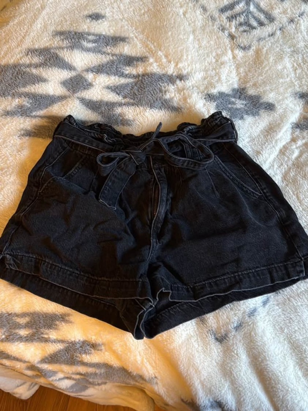 Women's Black Jean Shorts